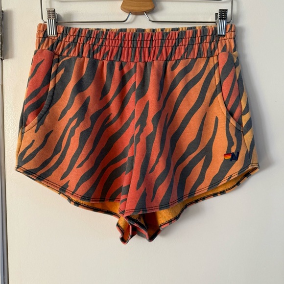 Aviator Nation Pants - Aviator Nation Tiger Stripe Shorts